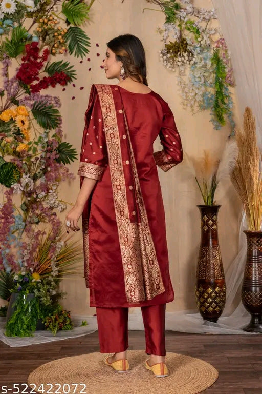 Art Silk Dupatta sets