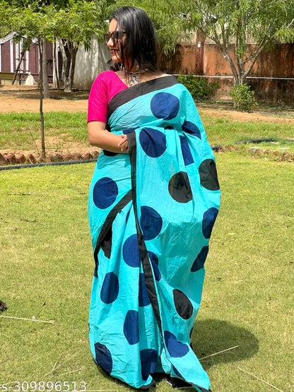 Cotton Mulmul Partywear Saree - OrderMeFirst