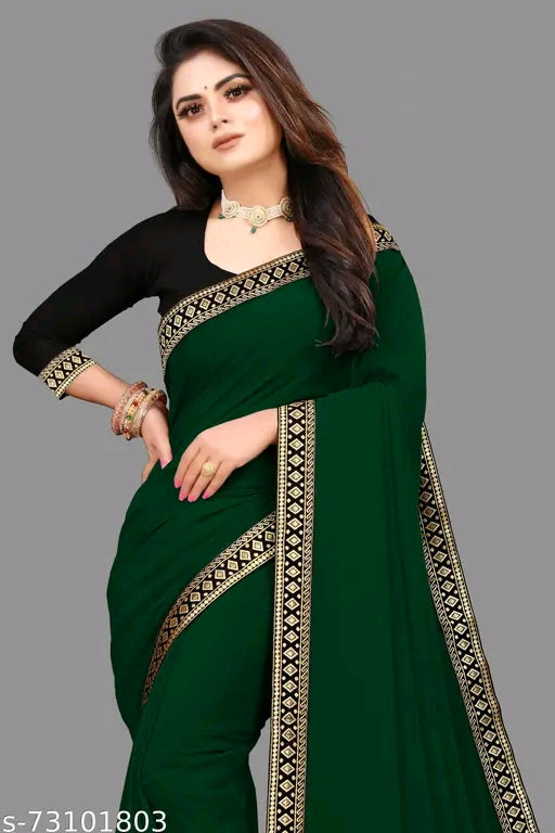 Heavy Jacquard Lace Saree