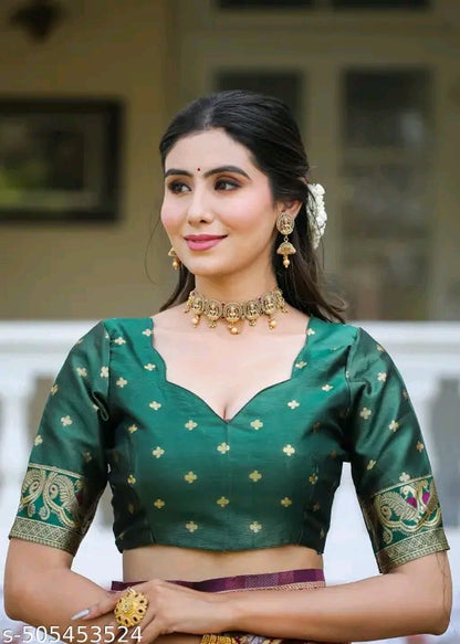 Trendy Jacquard Silk sarees