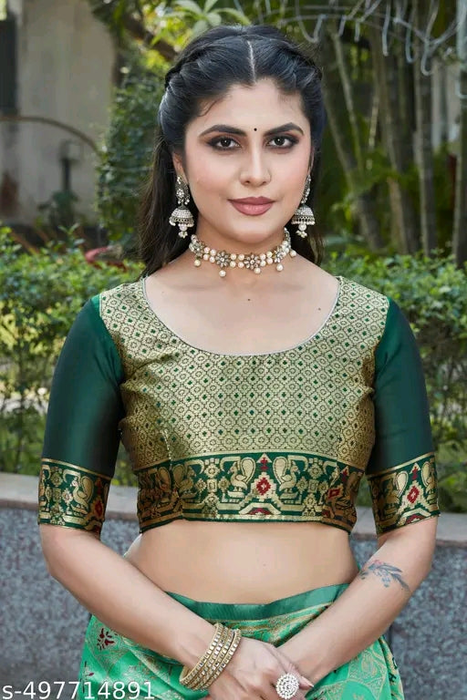 Cotton Silk Jacquard Saree