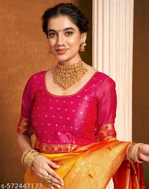 Gold Paithani Saree
