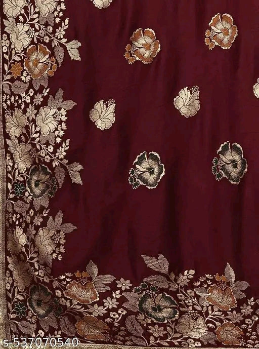Jacquard Banarasi Silk Saree