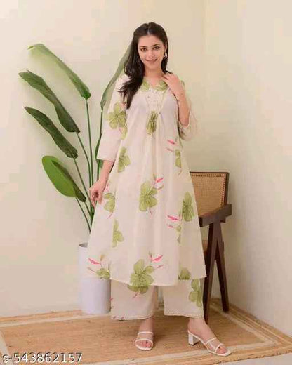 Kurti With Dupatta & Bottomwear