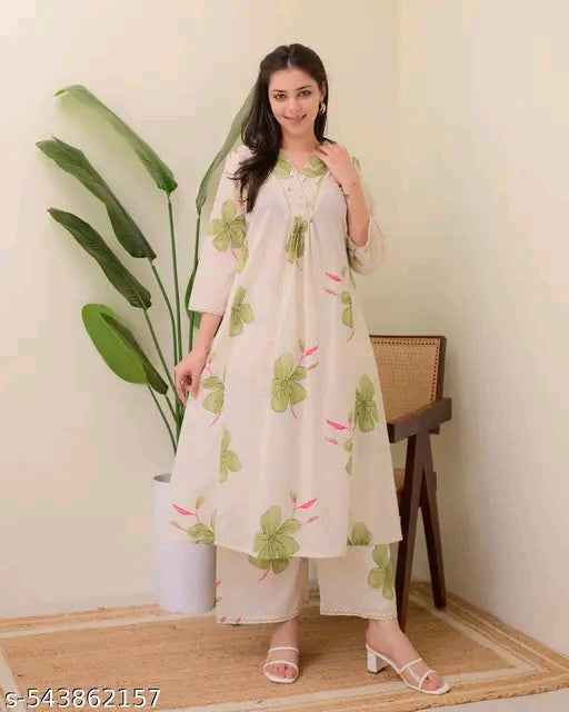 Kurti With Dupatta & Bottomwear