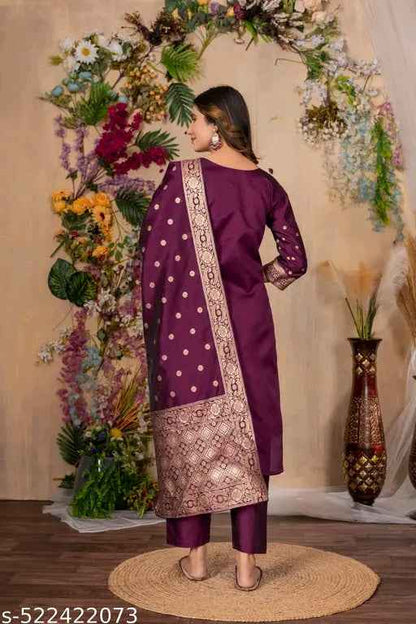Art Silk Dupatta sets