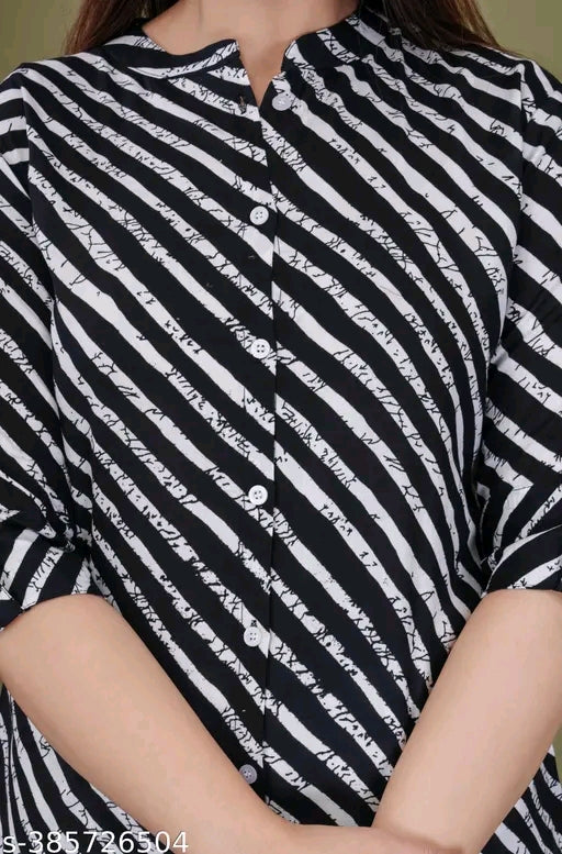 Printed Sleeves Top