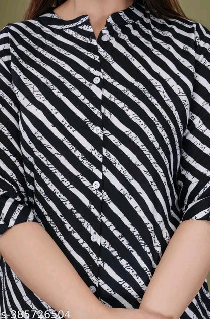 Printed Sleeves Top