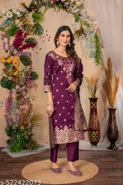 Art Silk Dupatta sets