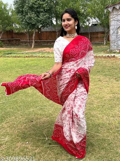 Cotton Summer Seasoon Wear Saree - OrderMeFirst