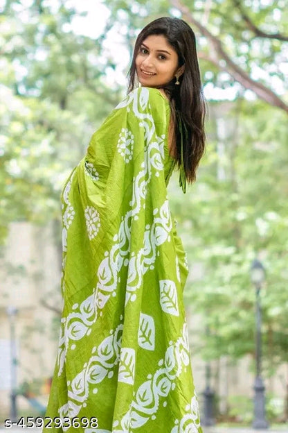 Soft Cotton Mulmu Saree - OrderMeFirst