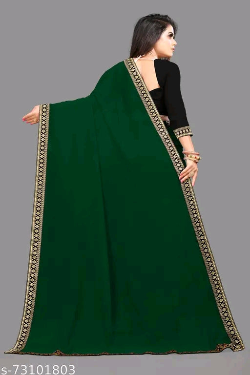 Heavy Jacquard Lace Saree