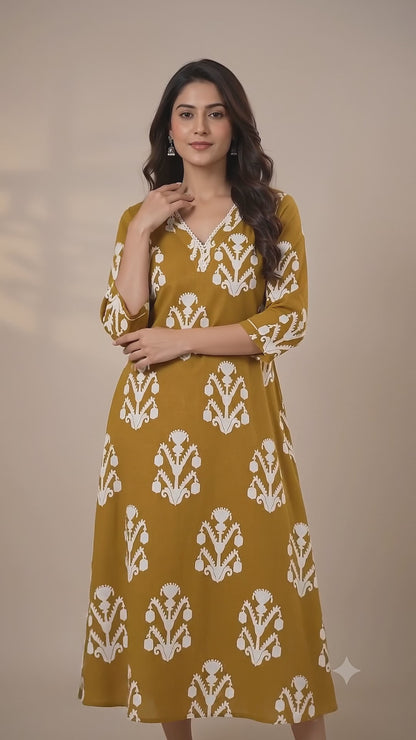 Jaipuri Cotton Kurtis