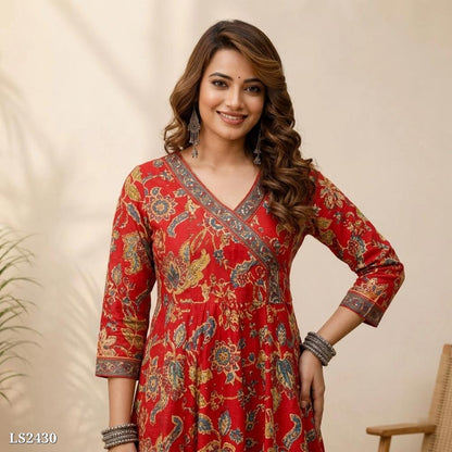 Floral Print Suit Set with Dupatta