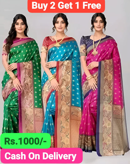 Buy 2 Get 1 Saree Free
