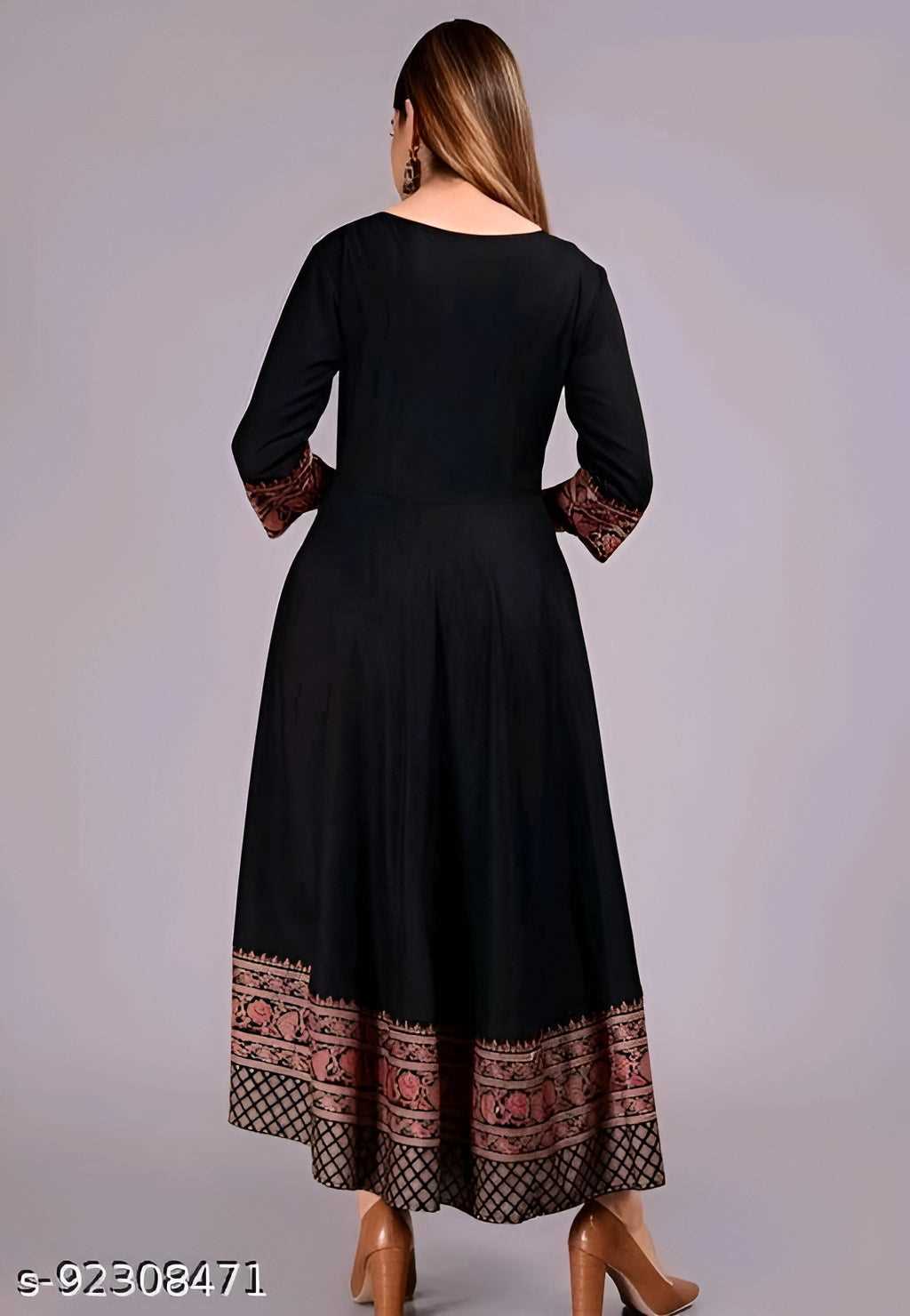 Aagyeyi Graceful Woman Printed Rayon - OrderMeFirst