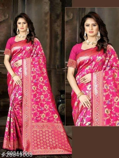 Abhisarika Banarasi Art Silk Sarees - OrderMeFirst