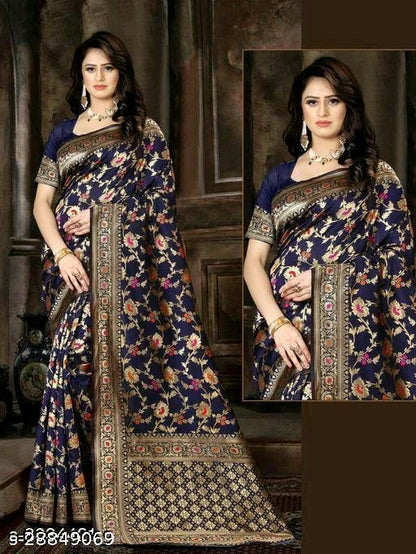 Abhisarika Banarasi Art Silk Sarees - OrderMeFirst